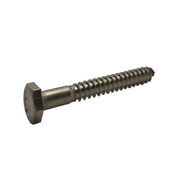 Suburban Bolt And Supply Lag Screw, 3/8 in, 4 in, Stainless Steel, Hex Hex Drive A2360240400 - main